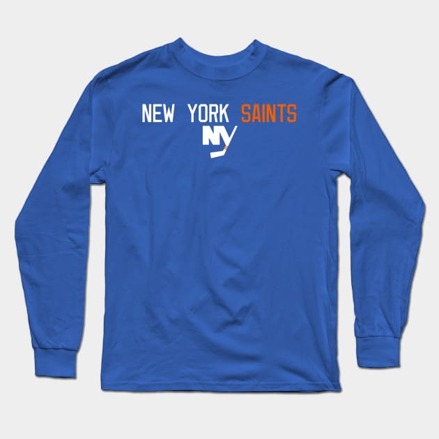 New York Islanders Long Sleeve T-Shirt by Pattison52